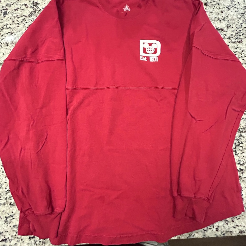 Disney Ladies’ Red Oversize Sweatshirt - Picture 5 of 5